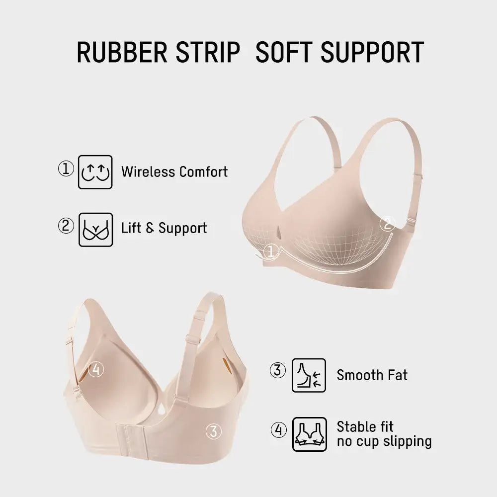 W-Shaped Jelly Strip Soft Support Detail